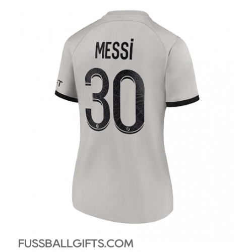 Paris Saint-Germain Lionel Messi #30 Fußballbekleidung Auswärtstrikot Damen 2022-23 Kurzarm